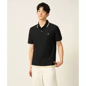 빈폴 BEANPOLE MEN 허니쿨 티핑 칼라넥 티셔츠 블랙 BC5442C185 440824