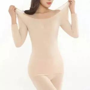 겨울 발열 여자 내의 세트 상하 긴팔 긴바지 선물 DTz6+9Obk