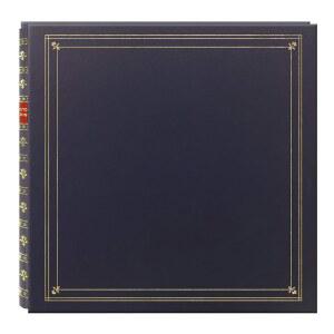 파이오니어 사진 앨범 300 포켓 포스트 바운드 사진 앨범 4 x 6 인치 프린트, 베이 블루 가죽 커버