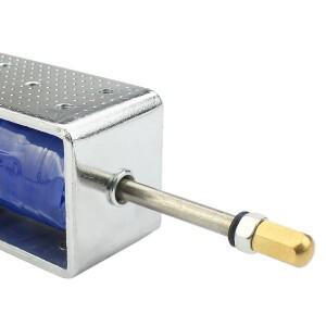 LY-1264B DC 강력한 푸시 풀 전자석 12v24v 솔레노이드 스트로크 30mm 자기 코일 전기 텔레스코픽