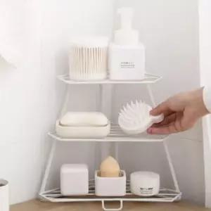 [생활] 다용도 2단 3단 수납 홈 카페 예쁜 철제 선반 코너형