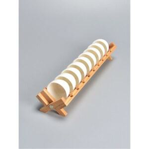 대나무 찻잔 거치대 다도 앤티크 찻잔랙 세트 찻잔홀더 죽공예 찻잔걸이 정리대 보이차다기