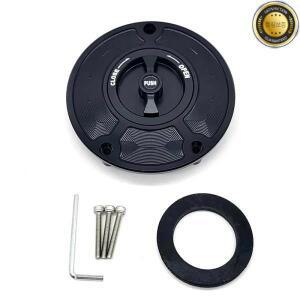 오토바이 새로운 CNC 알루미늄 연료 가스 캡 탱크 커버 혼다 CBR 600 F4I F3 F2 용 신속한 잠금 장치