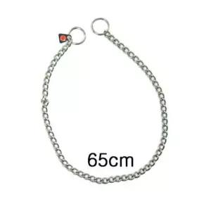 [반려] 강아지 외출용품 HS목줄 스테인레스 65cm 체인 산책줄