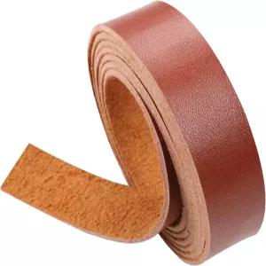 피청 가죽 스트립 72인치 길이폭 1인치 트랙션 로프 여성 벨트 자동차 열쇠고리에 매우 적합합니다