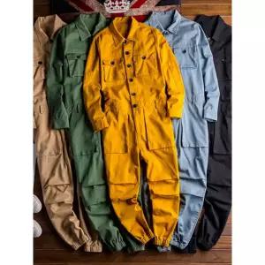 워크웨어 의상 오버롤 바지 점프수트 슈트 작업복
