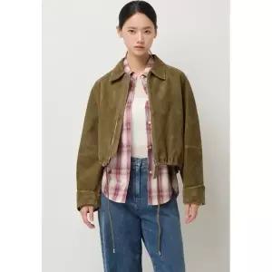 시슬리 리얼 고트 스웨이드 블루종 점퍼 SALE025411201675