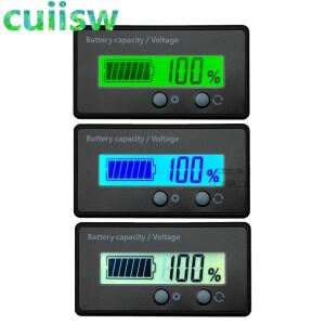 LED 디지털 전압계 측정기 산성 납 Lifepo4 리튬 배터리 12V/24V/36V/48V 용량 표시기 자동차 오토바이