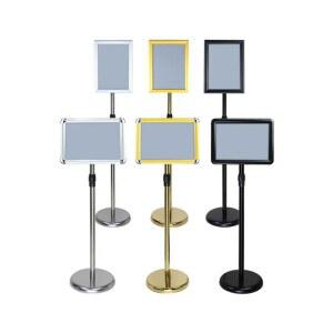 매장 입구 메뉴판 스탠딩 판 배너 전시장 A4블랙 선반 검정 안내판 스텐드