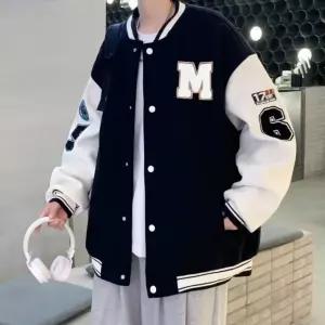 남성 레터링 자수 패치 야구점퍼 항공점퍼 남자아우터 uOP6+9rDv