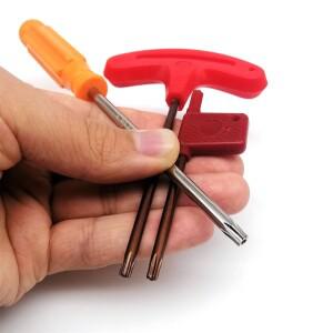 T4 T6 T7 T8 T9 T10 T15 T20 T25 T30 6 로브 Torx 헤드 변조 방지 보안 나사 볼트 구멍 스크루 드라이버