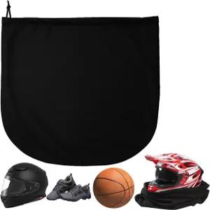 트웨루나 블랙 헬멧 가방 드로스트링이 있는 용접 축구 하키 스키 라이딩 레이싱 자전거용 나일론 오토바이