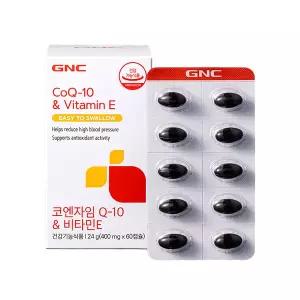 GNC 코엔자임 Q-10  비타민E (60캡슐) 204349 {0m}