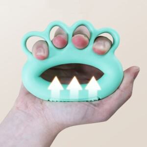 조정 가능한 실리콘 핸드 그립 핑거 트레이너 운동 손목 확장기 근육 체육관 Fitnes Strengthener 그리퍼