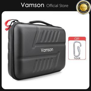Vamson 대형 방수 운반 케이스 PU Gopro Hero 11109876 용 DJI OSMO 액션 카메라 insta360 x3x2 하드