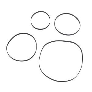 레코드 플레이어 워크맨 DVD용 교체용 턴테이블 벨트 고무 플랫 드라이브