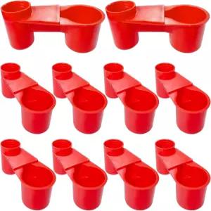 닭 비둘기 새장용 플라스틱 소다 팝 물병 10개플라스틱 10개 판매합니다