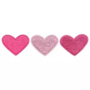 의류 패치 하트 분홍 열스티커 자체제작 DIY 뱃지 옷수선