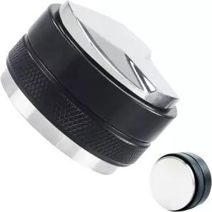 51mm 듀얼 헤드 커피 디스트리뷰터 탬퍼 전문 바리스타가 사용할 수 있는 조절 가능한 깊이 에스프레소