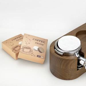 커피 필터 종이 에스프레소 Delonghi Breville Portafilter 공작 기계 용 51mm 100pcs 퍽 스크린