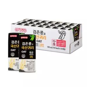 삼육식품 검은콩국산귀리 190ml 24개