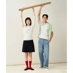 빈폴 BEANPOLE MEN Essential 남녀공용 수피마 코튼 피케 티셔츠 아이보리 BC5242E110 440847