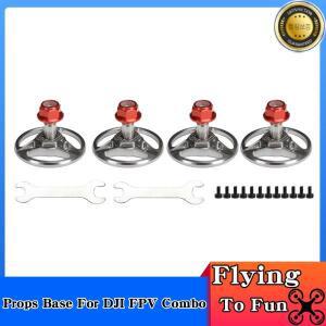 DJI FPV 콤보 드론 용 프로펠러베이스 어댑터 모터 플레이트 4 개 CW 액세서리 홀더 도구 포함