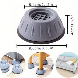 8pcs/4pcs 세탁기 방진 패드, 베이스 리프터, 방습 냉장고 피트, 충격 흡수 커버