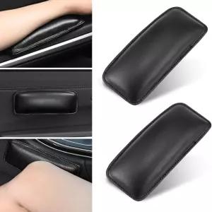 AWGUKA 팩2 카센터 콘솔 무릎 패드 3.14인치 x 7.08인치 1.1인치 유연한 가죽 자가 접착 압력 내장 스펀지