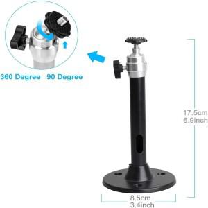 Salange Sliver & BLACK 벽 마운트 스탠드 천장 브래킷 홀더 HY300 J15 미니 프로젝터 DV 보안 웹 카메라