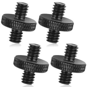 1/4인치 수컷 삼각대 나사 4개의 PCS 표준 카메라 케이지 마운트 나사식 라이트 스탠드 어깨 리그 스터드