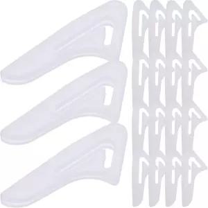 Kichvoe 25Pcs 나이프 팁 프로텍터 커버 플라스틱 블레이드 가드 안전 슬리브 주방용 범용 커터