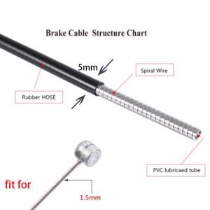 3m 자전거 브레이크 케이블 하우징 4mm/5mm 시프트 튜브 MTB 도로 시프터 변속기 핸들 와이어 속도 라인
