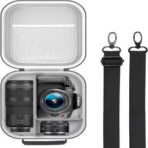 캐논 EOS 레벨 T7/ R100/ R50/ 90D/ 2000D 니콘 D7100/ D7500 소니 알파 ZV-E10 카메라 보호 보관 홀더