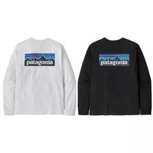 매장정품 PATAGONIA 파타고니아 [] 38518R5 멘즈 롱-슬리브드 P-6 로고 리스판서빌리-티 SB 1084020