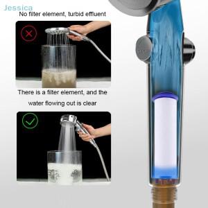 범용 샤워 필터는 수압을 증가시키고 표준 헤드용 불순물을 제거합니다. 물 정화 카트리지