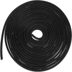 창문 스크린 스플라인 0.16인치 x 23인치 블랙 셔터 도어 교체용 원형 수리 리테이너