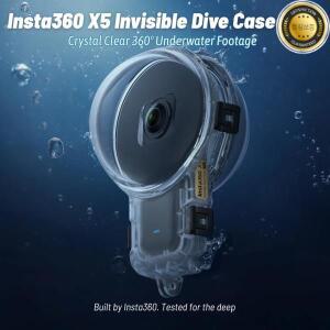 Insta360 X5 인비저블 다이브 케이스 프로 164ft 50m 프리미엄 방수 하우징 수중 쉘 360  액세서리