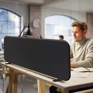 DECOLAB 책상 칸막이 홈 오피스 학생 교실 서재용 이동식 패널 개인정보 보호 파티션 프리 스탠딩 스크래치