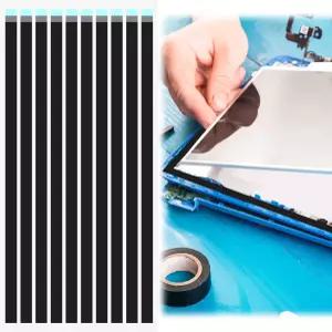 20PCS LCD 수리 테이프 휴대폰 화면 접착 노트북 양면 LED 디스플레이 교체용 블랙 풀 탭 신축 패드 태블릿