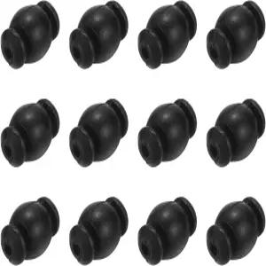 RC 쿼드콥터 FPV 짐벌 카메라 마운트용 MECCANIXITY 방진 충격 흡수 감쇠 고무 볼 M3x10.5mm 블랙/팩 12개
