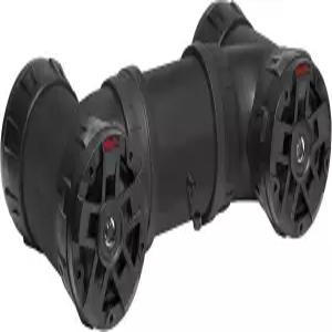 BOSS 오디오 시스템 ATV654 ATV UTV 내후성 사운드 - 6.5인치 스피커 1인치 트위터 내장 앰프 블루투스