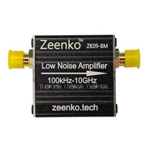 AURSINC ZK09-BM LNA 증폭기, 초광대역 저소음, 100k-10GHz, 21db Gain@10MHz, USB 인터페이스 전원 공급, TinySA 울트라, RF 및 소프트웨어 정의 라디오(SDR)용 300mAh 배터리 내장