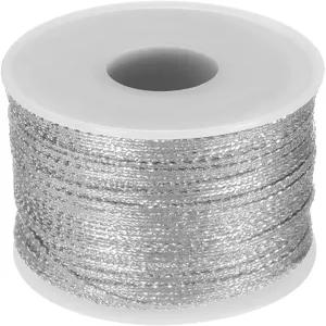 하핑턴 메탈릭 코드 3mm 109야드 장식 스트링 내구성이 뛰어난 틴셀 로프 공예 선물 포장 크리스마스 걸이