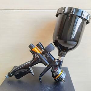 베이스코트 디자인 디지털 게이지 1.3팁 흰색 또는 검정색 페인트 건