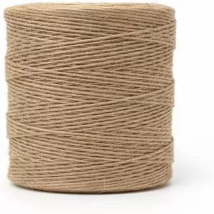 [리스르젠] 내추럴 황마 트위니 스트링 3겹 1mm x 1312피트 100 생분해성 면-소프트 코드 공예 선물 포장
