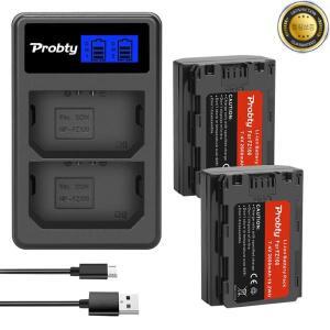 Sony a9 a7R III NP-FZ100 a6600 A7m3 용 NP 배터리 + LCD 듀얼 USB 충전기 BC-QZ1 ILCE-9