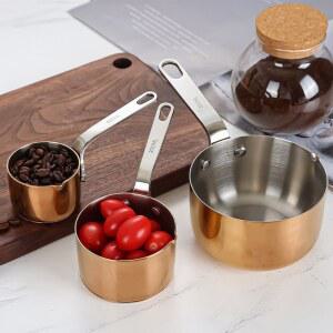 스틸 밀크팟 스테인레스 계량컵 냄비 100ml 스텐 소스팬 스테이크 직화 소스팟