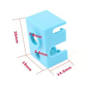 3pcs Prusa i3 MK3 + 3d 프린터 압출기 열 블록 노즐 실리콘 양말 V6 Voron 용 핫 엔드 보호기 커버