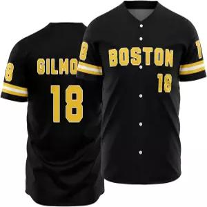 남자 18 시티 야구 유니폼 90년대 힙합 버튼 다운 영화 저지 셔츠 스티치